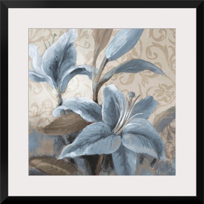 Soft Blue Blooms II