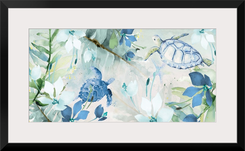 Watercolor Sea Turtles
