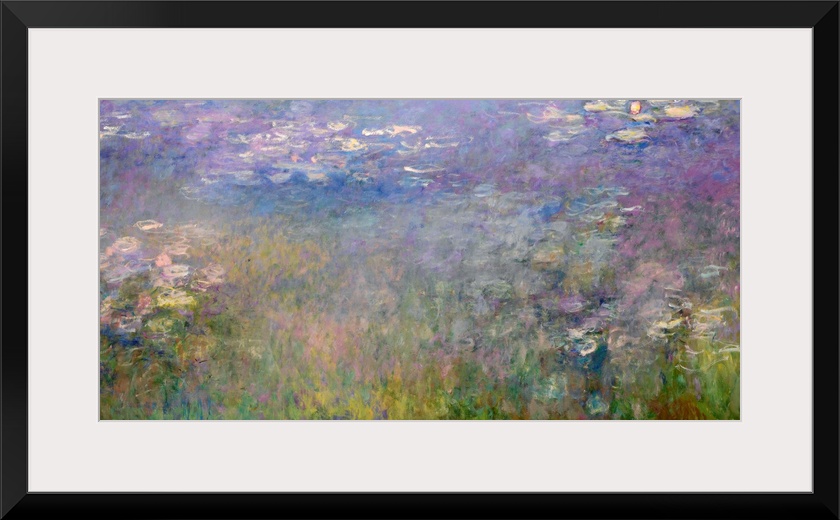 Monet, Water Lilies, C1920. Oil On Canvas, Claude Monet, C1920.