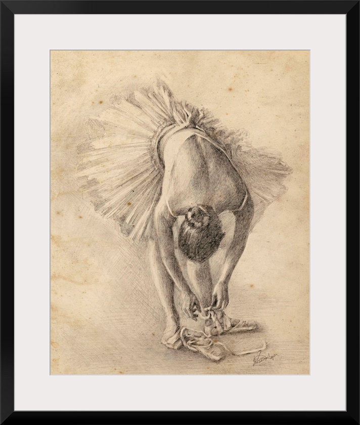 Antique Ballerina Study I