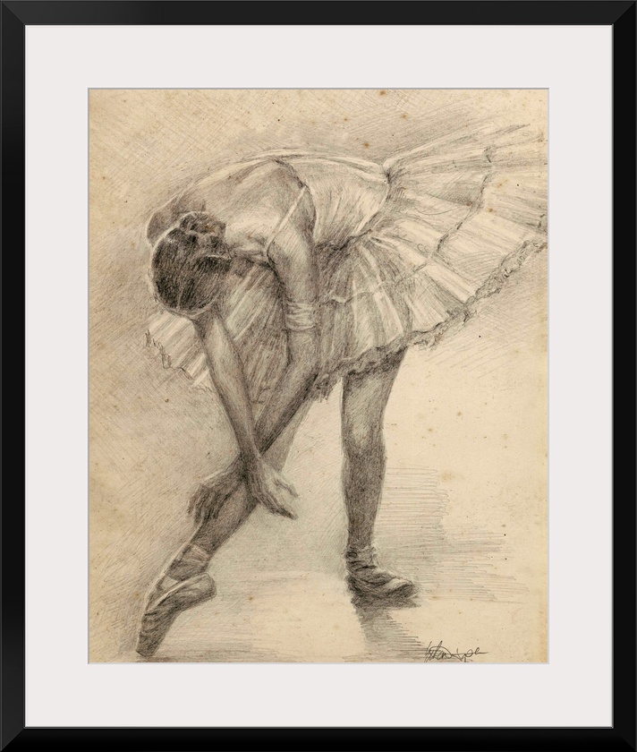 Antique Ballerina Study II