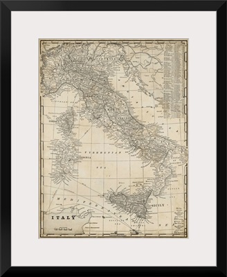 Antique Map of Italy