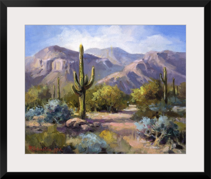 Contemporary landscape painting of the southwest.
