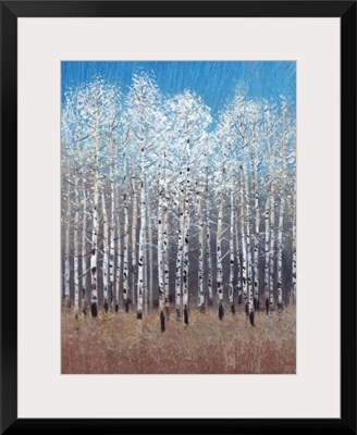 Cobalt Birches I