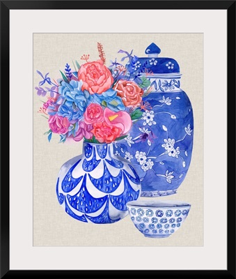 Delft Blue Vases I