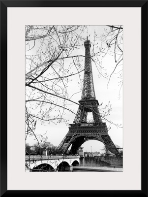 Eiffel Tower Along The Seine River