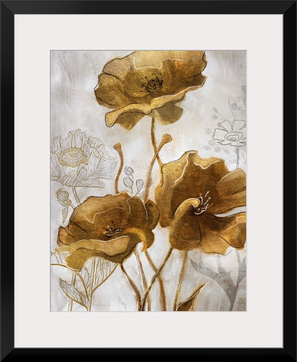 Gold & Silver Flowerfield II