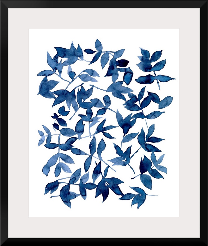 Indigo Fallen Leaves II