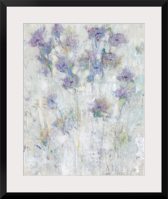 Lavender Floral Fresco I