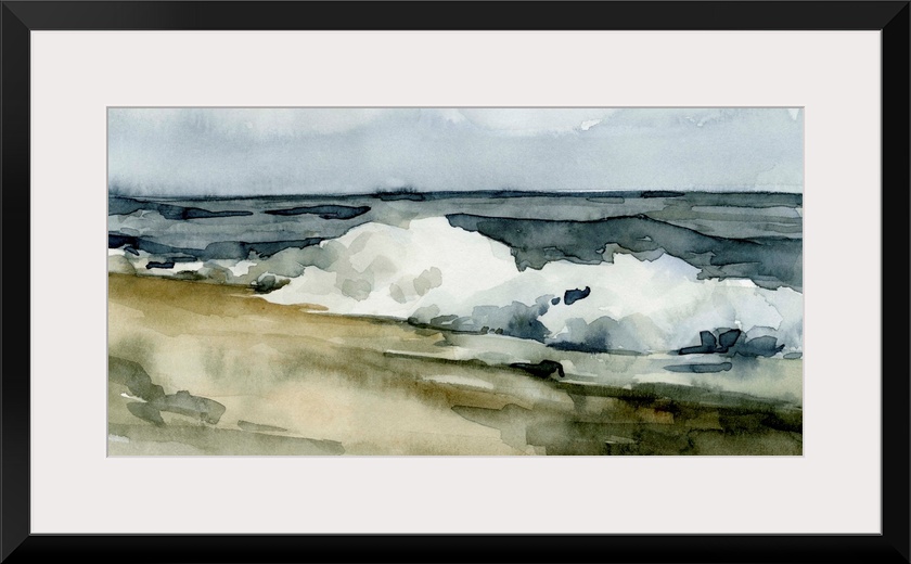 Loose Watercolor Waves II