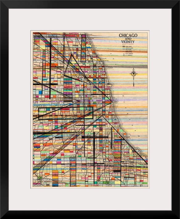 Modern Map of Chicago