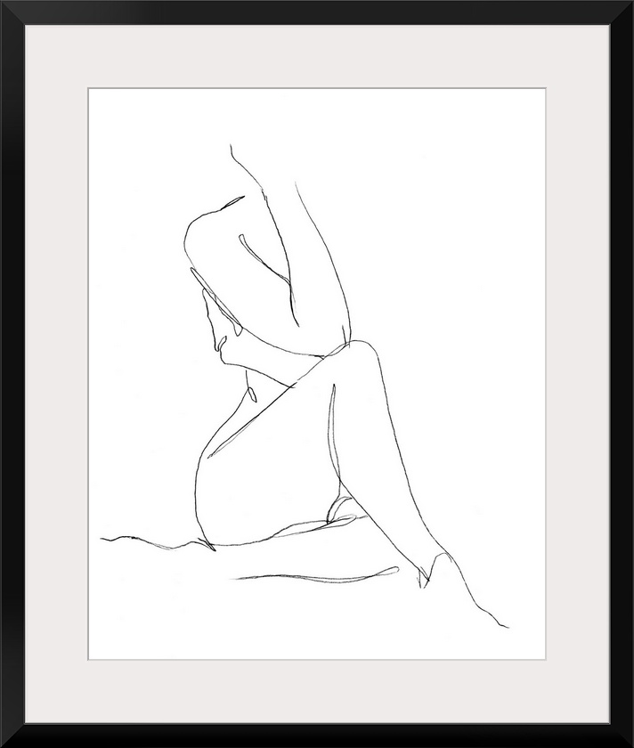 Nude Contour Sketch I