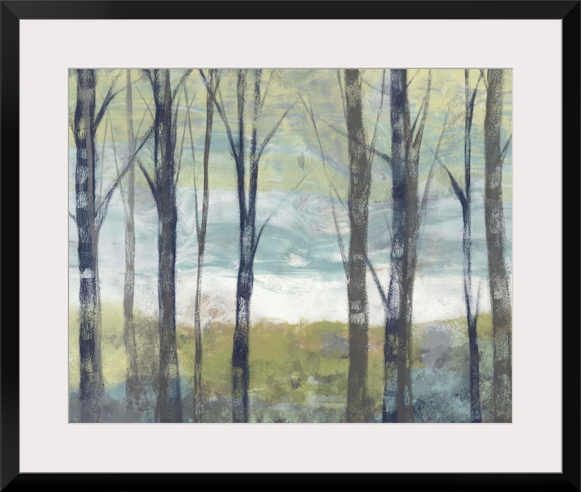 Pastel Birches II