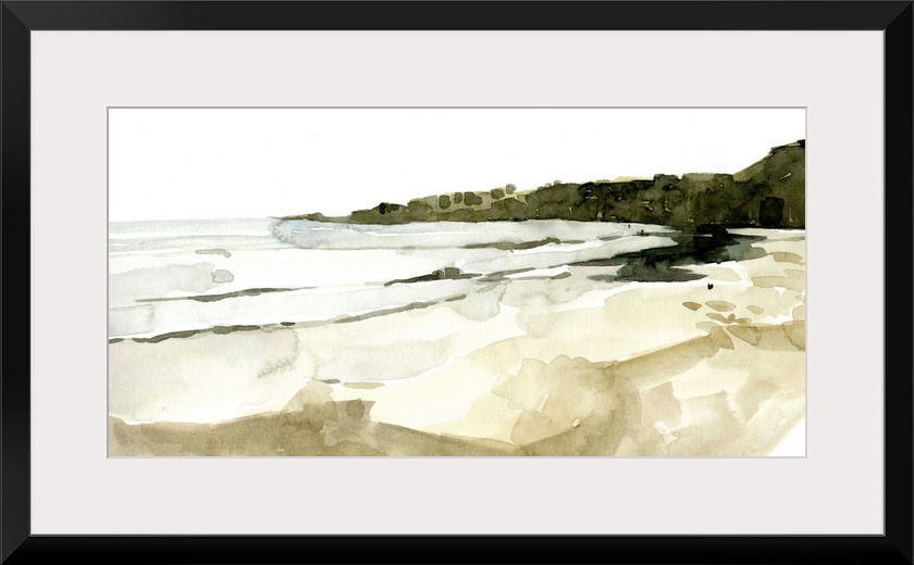 Simple Watercolor Coast I