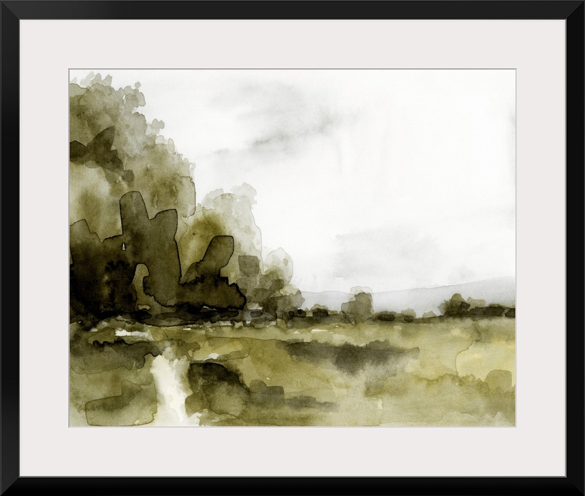 Simple Watercolor Scape I