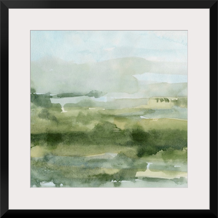 Soft Sage Landscape I