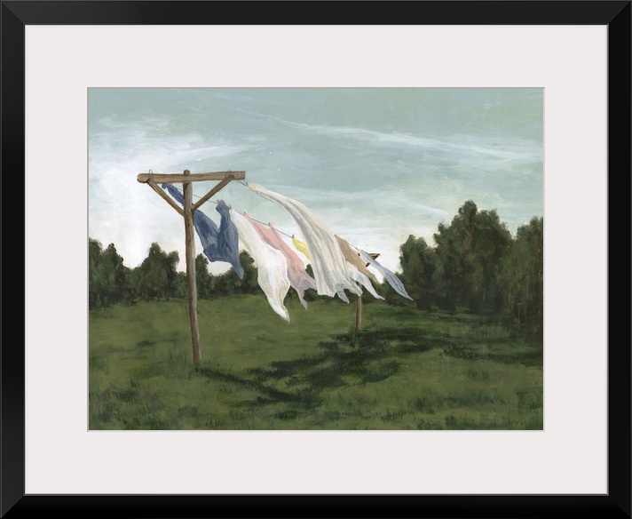 Vintage Clothesline I