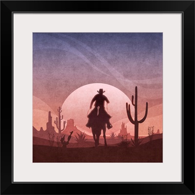 Cowboy Sunset