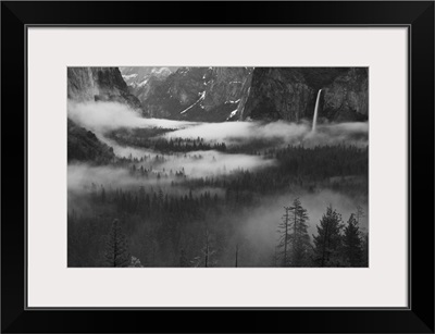Fog Floating In Yosemite Valley