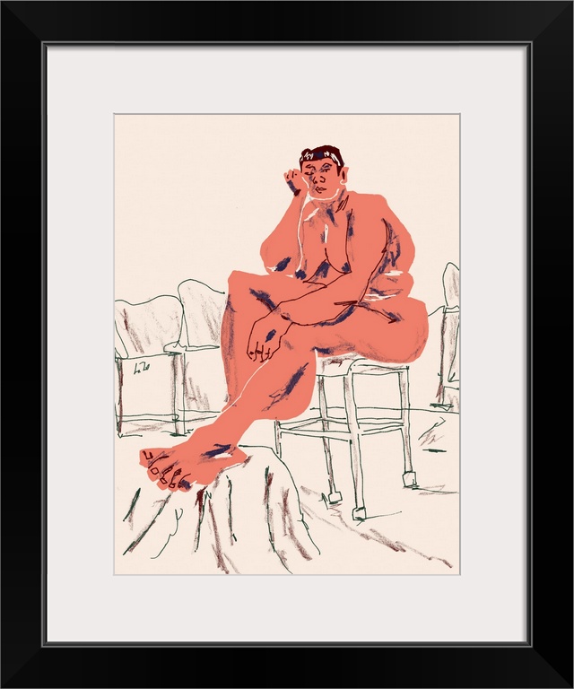 Nude Seated In A Chair