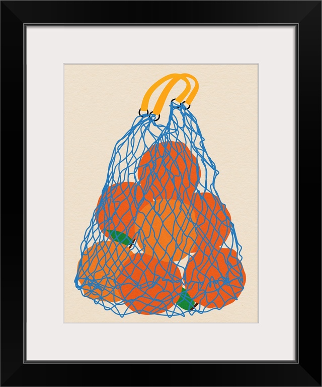 Oranges In A Net Bag