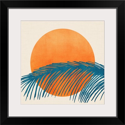 Retro Tropical Sunset