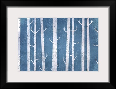 Blue In the Birches