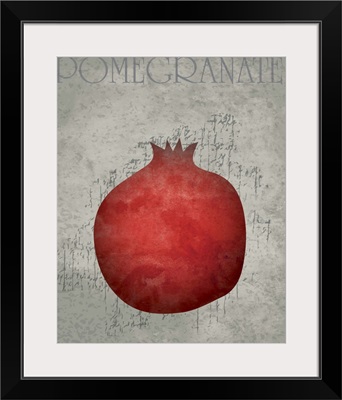 Fruit Watercolor - Pomegranate