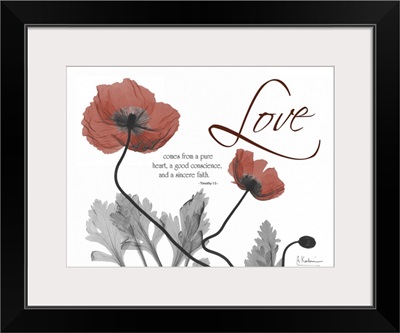 Love Poppies x-ray photography