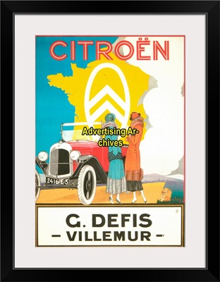 1920's France Citroen Poster