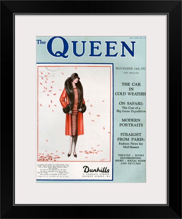 1920's UK The Queen Magazine Cover