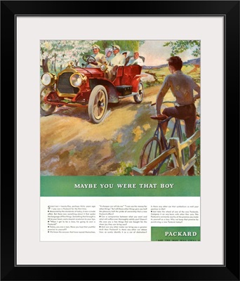 1930's USA Packard Magazine Advert