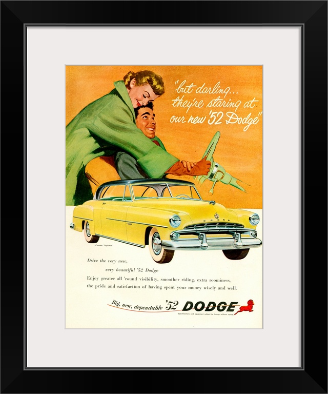 1950s USA Dodge Magazine Advert
