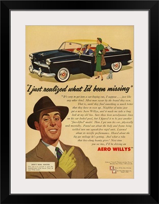 Aero Willys Automobile Advertisement