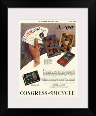 Congress and Bicycle Playing Cards