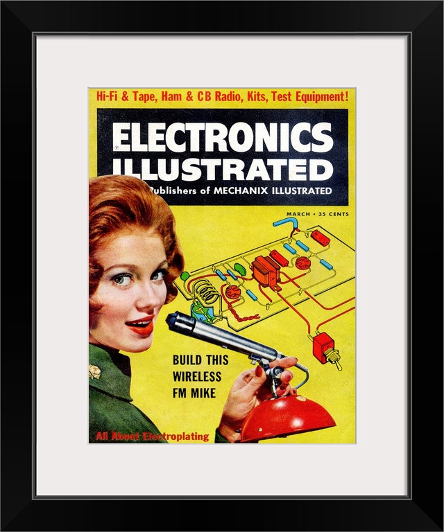 1960s USA Electronics Illustrated Magazine Cover