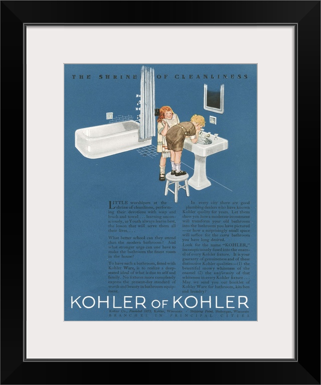 Kohler.1923.1920s.USA.cc bathrooms interiors washing...