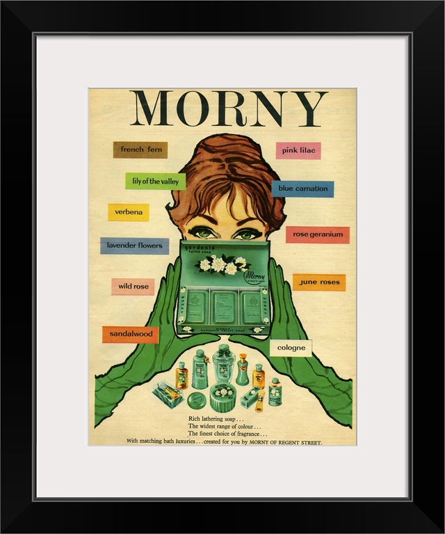 1960s UK Morny Magazine Advert