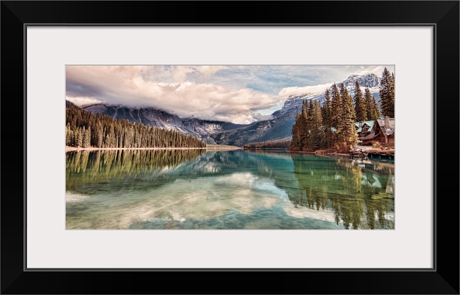 Emerald Lake is located in Yoho National Park, British Columbia, Canada. It is the largest of Yoho's 61 lakes and ponds, a...