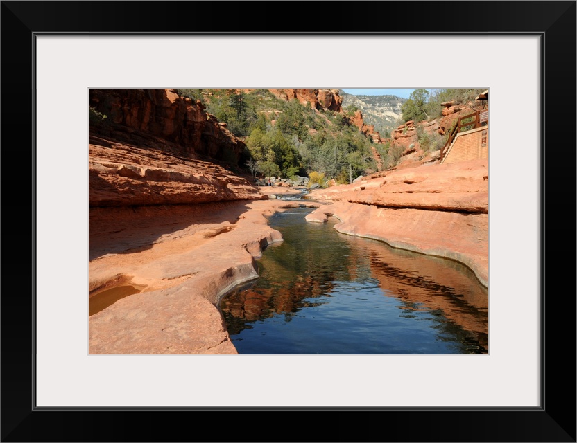 Slide rock near Sedona, Arizona, USA