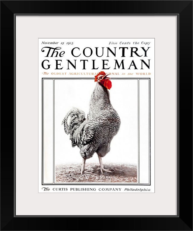 Cover of Country Gentleman agricultural magazine from the early 20th century.