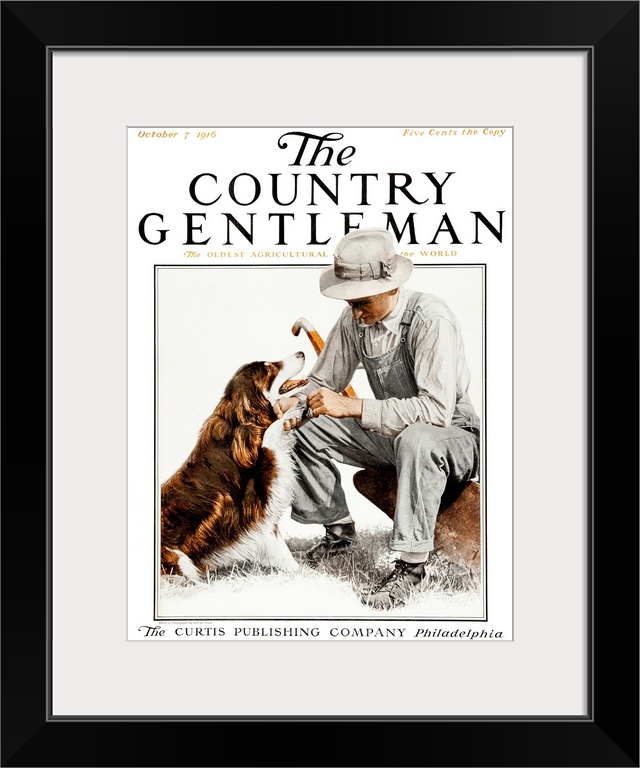 Cover of Country Gentleman agricultural magazine from the early 20th century.