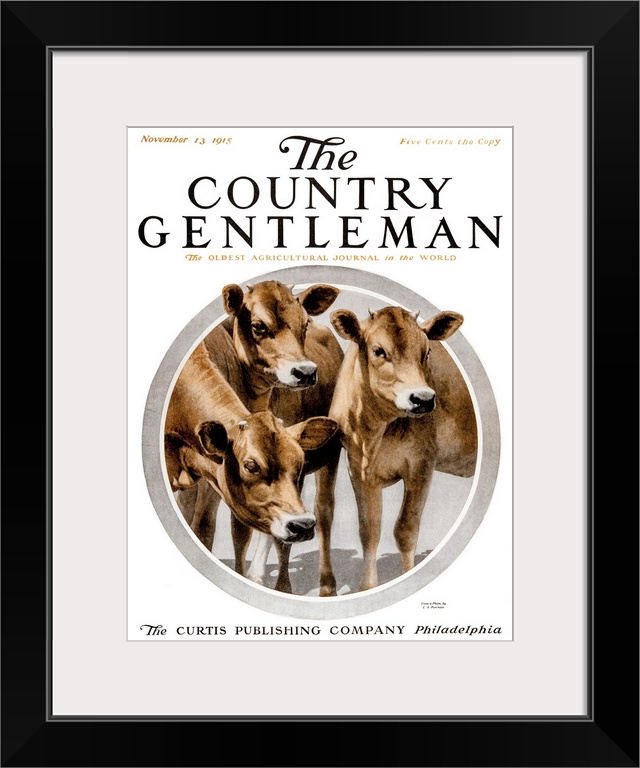 Cover of Country Gentleman agricultural magazine from the early 20th century.