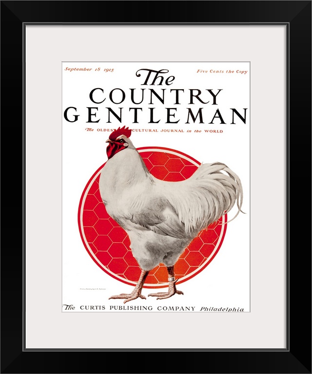 Cover of Country Gentleman agricultural magazine from the early 20th century.