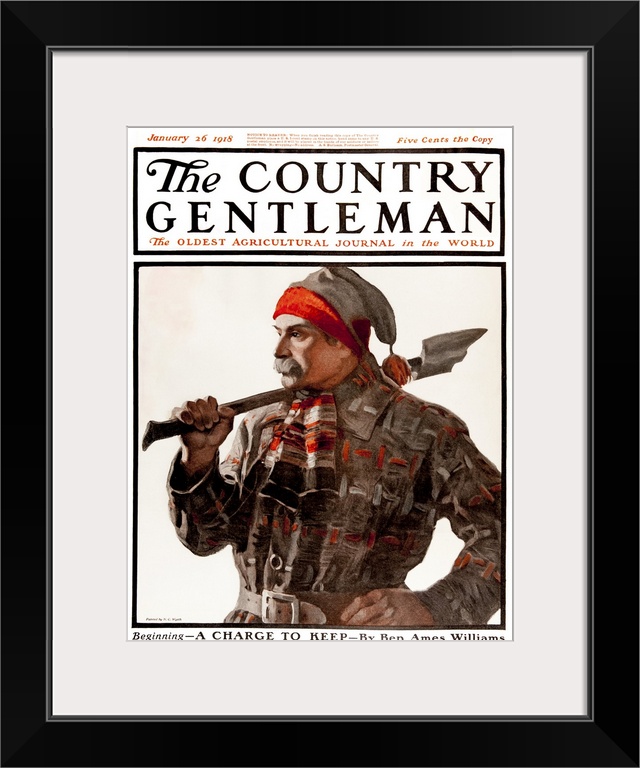 Cover of Country Gentleman agricultural magazine from the early 20th century.