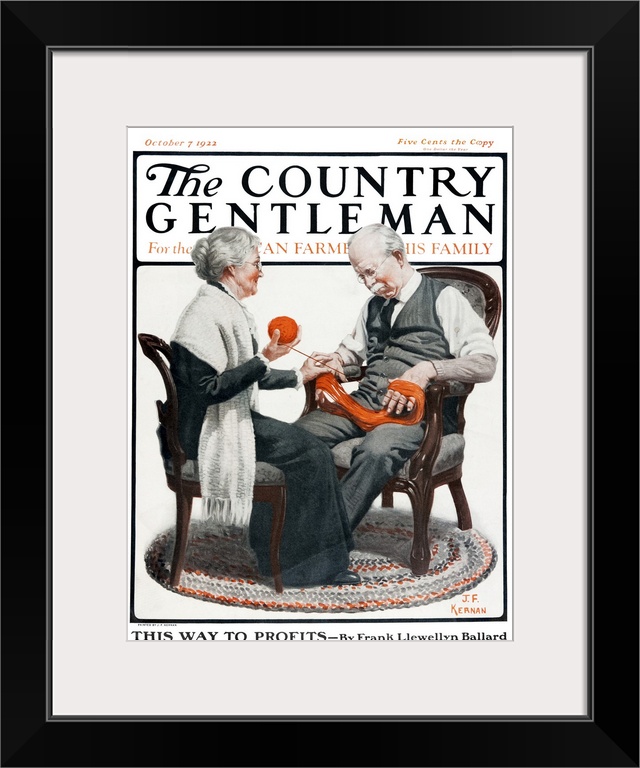 Cover of Country Gentleman agricultural magazine from the early 20th century.