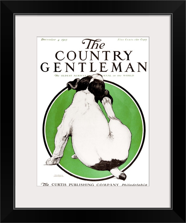 Cover of Country Gentleman agricultural magazine from the early 20th century.