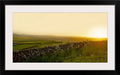 A View Across The Yorkshire Dales At Sunset