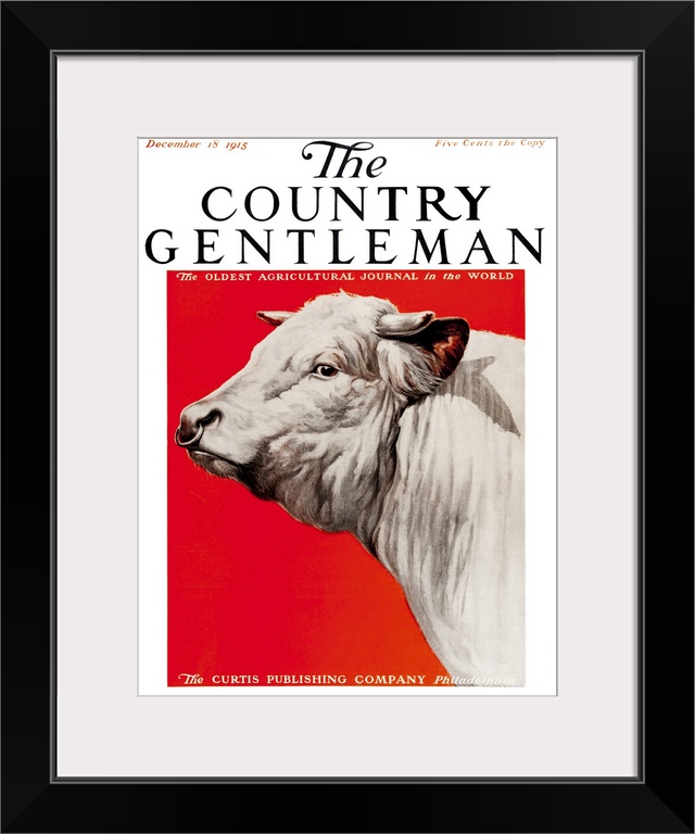 Cover of Country Gentleman agricultural magazine from the early 20th century.