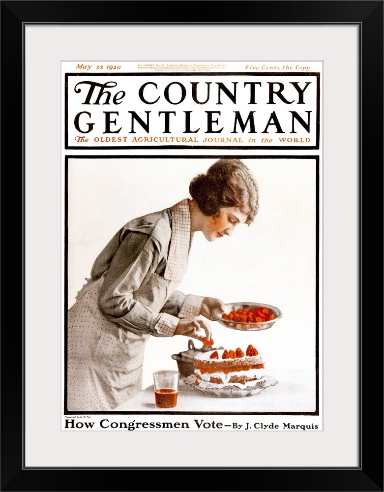 Cover of Country Gentleman agricultural magazine from the early 20th century.